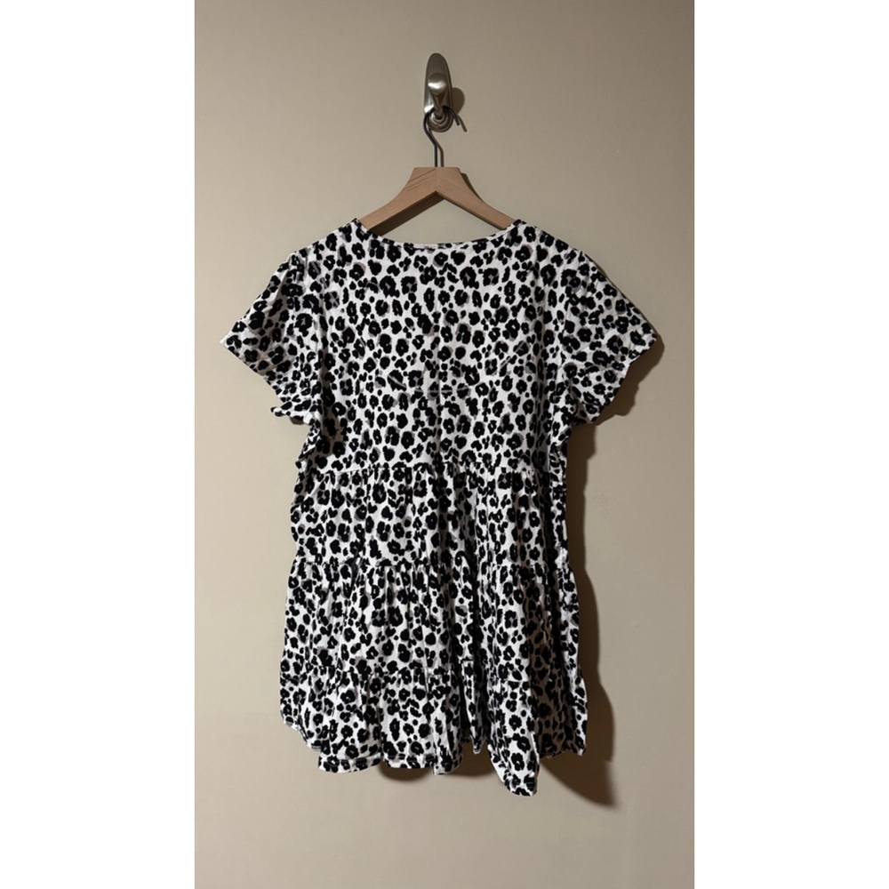 CCX Leopard Babydoll Dress – Size 16 - Picture 2 of 2